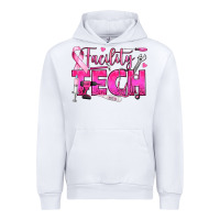 White Breast Cancer Facility Tech Urban Hoodie - texasbilliewilder