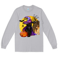 Moon Dust black witch cat coffin and moon Long Sleeve Tee - BundleAndBundleShop