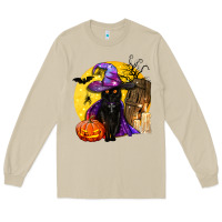 Mushroom black witch cat coffin and moon Long Sleeve Tee - BundleAndBundleShop