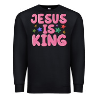 Black jesus is king Premium Sweatshirt - MaliasSmallBusiness