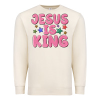 Sandshell jesus is king Premium Sweatshirt - MaliasSmallBusiness