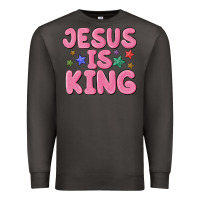 Smoke jesus is king Premium Sweatshirt - MaliasSmallBusiness