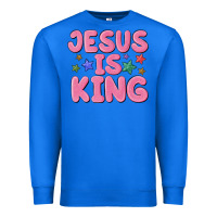 True Royal jesus is king Premium Sweatshirt - MaliasSmallBusiness