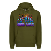 Army Green Faith Can Move Mountains Premium Hoodie - LillyAllenDesigns
