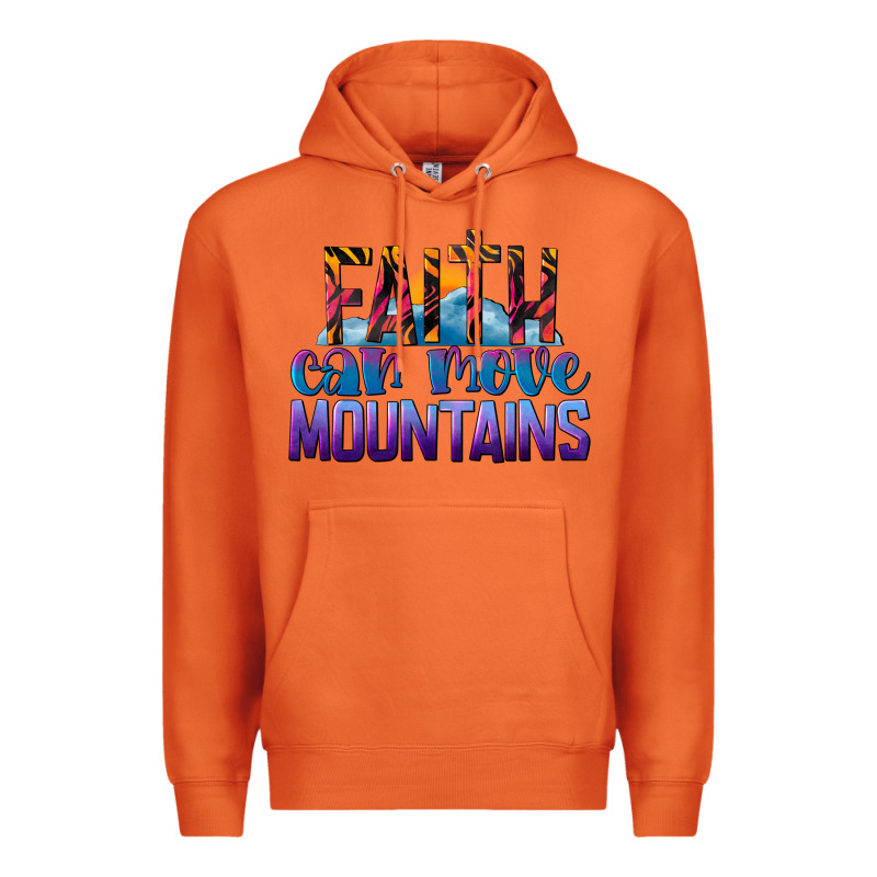 Faith Can Move Mountains Premium Hoodie by LillyAllenDesigns | Teevron
