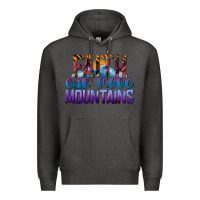 Charcoal Heather Faith Can Move Mountains Premium Hoodie - LillyAllenDesigns