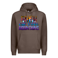 Coffee Faith Can Move Mountains Premium Hoodie - LillyAllenDesigns