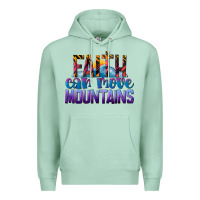 Seafoam Faith Can Move Mountains Premium Hoodie - LillyAllenDesigns