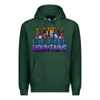 Sports Green Faith Can Move Mountains Premium Hoodie - LillyAllenDesigns