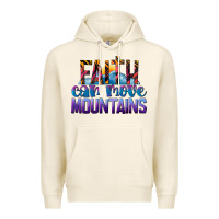 Tofu Faith Can Move Mountains Premium Hoodie - LillyAllenDesigns