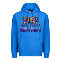 True Royal Faith Can Move Mountains Premium Hoodie - LillyAllenDesigns