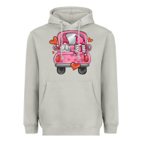 Moon Dust valentines day gnome truck Heavyweight Hoodie - MaliasSmallBusiness