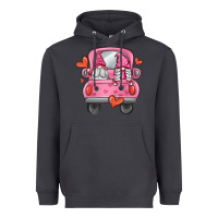 Smoke valentines day gnome truck Heavyweight Hoodie - MaliasSmallBusiness