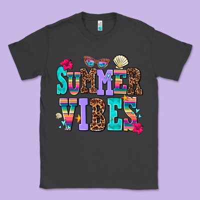 Summer Vibes Classic Tee Designed By Adodesignshop