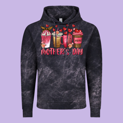 Mothers Day Coffee Cups Vintage Hoodie Designed By Texasbilliewilder