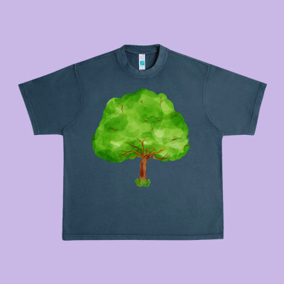 Tree Urban Heavy Tee Designed By Fadigitalartstudio