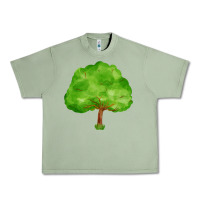 Oil Green tree Urban Heavy Tee - FaDigitalArtStudio