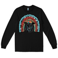 Black black angus  rainbow Long Sleeve Tee - JahusDesignShop