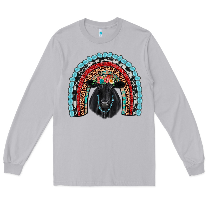 Black Angus  Rainbow Long Sleeve Tee by JahusDesignShop | Teevron