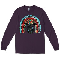 Plum black angus  rainbow Long Sleeve Tee - JahusDesignShop
