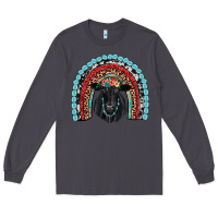 Smoke black angus  rainbow Long Sleeve Tee - JahusDesignShop