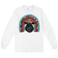 White black angus  rainbow Long Sleeve Tee - JahusDesignShop