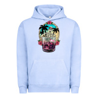 Pigment Grape Ice summer skeleton cocktail Urban Hoodie - NancyCooperArtShop