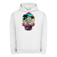 Summer Skeleton Cocktail Urban Hoodie | Teevron