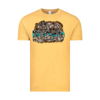 Vintage Mustard deer rodeo Vintage Tee - SublimationCraftShop