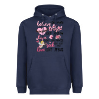 Navy christian valentines Heavyweight Hoodie - MaliasSmallBusiness