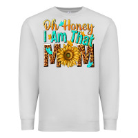 Dove Grey oh honey i am that mom Premium Sweatshirt - NancyCooperArtShop