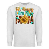 Oatmeal Heather oh honey i am that mom Premium Sweatshirt - NancyCooperArtShop