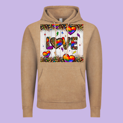 Love Hearts Pride Tumbler Vintage Hoodie Designed By Jahusdesignshop