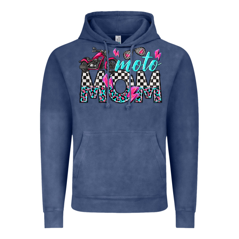 Moto Mom Vintage Hoodie by texasbilliewilder | Teevron