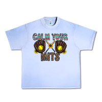 Grape Ice calm your mits Urban Heavy Tee - CowhideDigitalArt