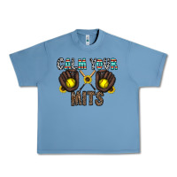 Pebble Blue calm your mits Urban Heavy Tee - CowhideDigitalArt
