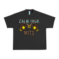 Pigment Black calm your mits Urban Heavy Tee - CowhideDigitalArt