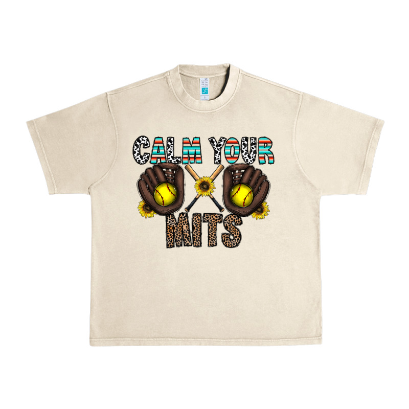 Calm Your Mits Urban Heavy Tee by CowhideDigitalArt | Teevron