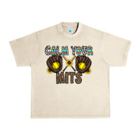 Sandshell calm your mits Urban Heavy Tee - CowhideDigitalArt