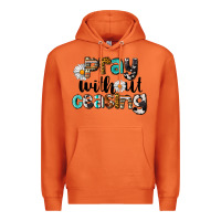 Carrot Pray Without Ceasing Premium Hoodie - LillyAllenDesigns