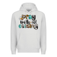Dove Grey Pray Without Ceasing Premium Hoodie - LillyAllenDesigns