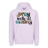 Lilac Pray Without Ceasing Premium Hoodie - LillyAllenDesigns