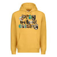 Mustard Pray Without Ceasing Premium Hoodie - LillyAllenDesigns