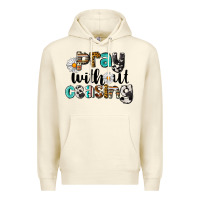 Sandshell Pray Without Ceasing Premium Hoodie - LillyAllenDesigns