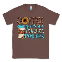 Chestnut coffee gives me teacher powers Classic Tee - JahusDesignShop