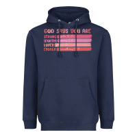 Navy god says you are Heavyweight Hoodie - MaliasSmallBusiness