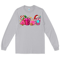 Moon Dust pink christmas coffee cups Long Sleeve Tee - AdoDesignShop