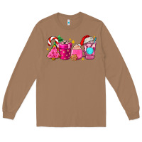 Toasted Coconut pink christmas coffee cups Long Sleeve Tee - AdoDesignShop