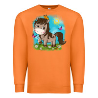 Carrot little cute horse Premium Sweatshirt - NancyCooperArtShop