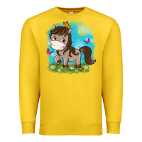 Lemon little cute horse Premium Sweatshirt - NancyCooperArtShop